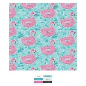 NEW KICKEE toddler ruffle blanket in pool party